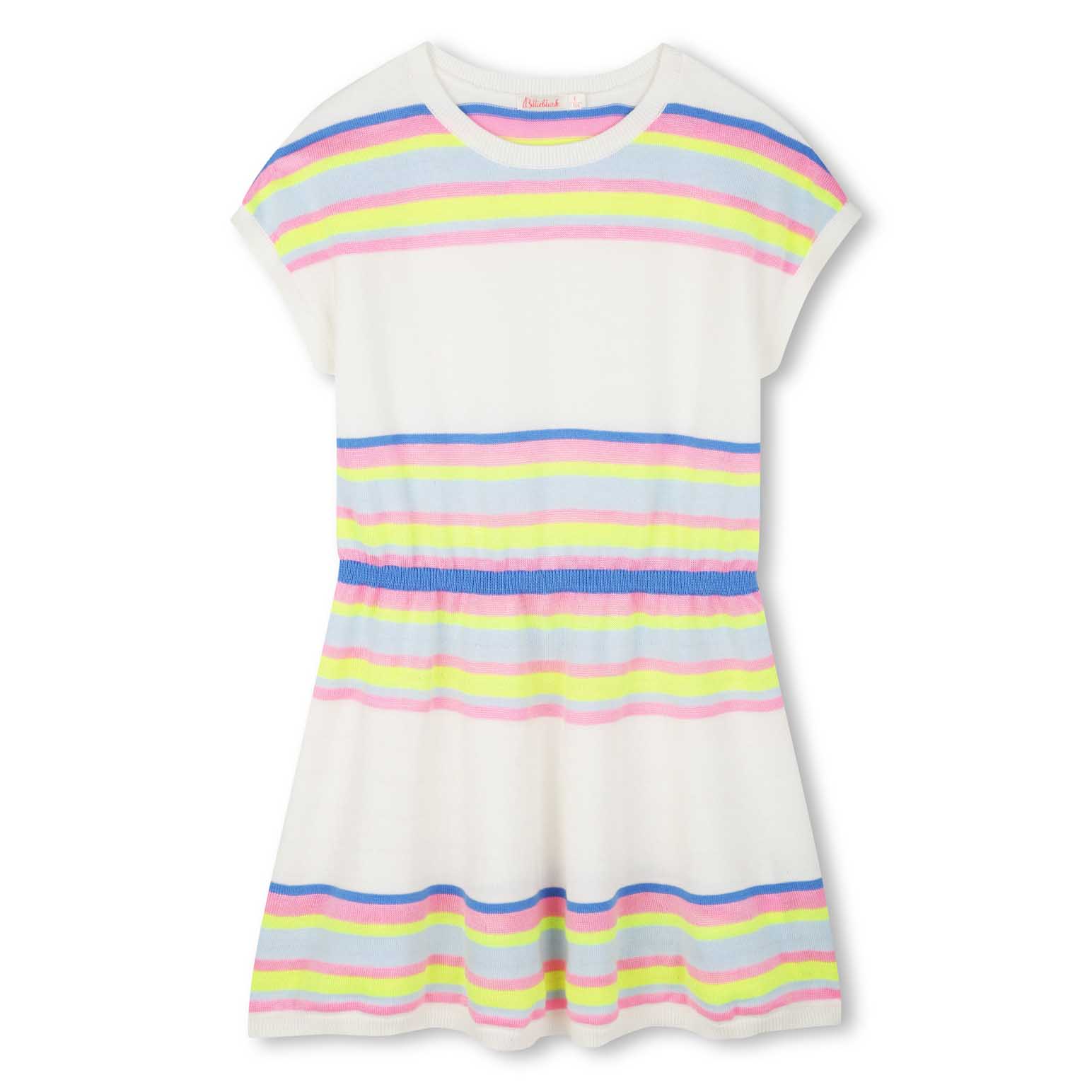 Billieblush Knitted Dress with Stripes 3-10Y